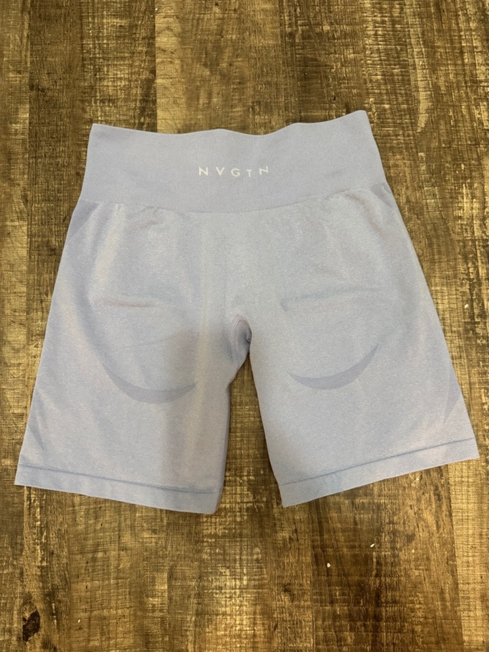 NVGTN Women’s Contour Seamless Shorts- Periwinkle color- size medium